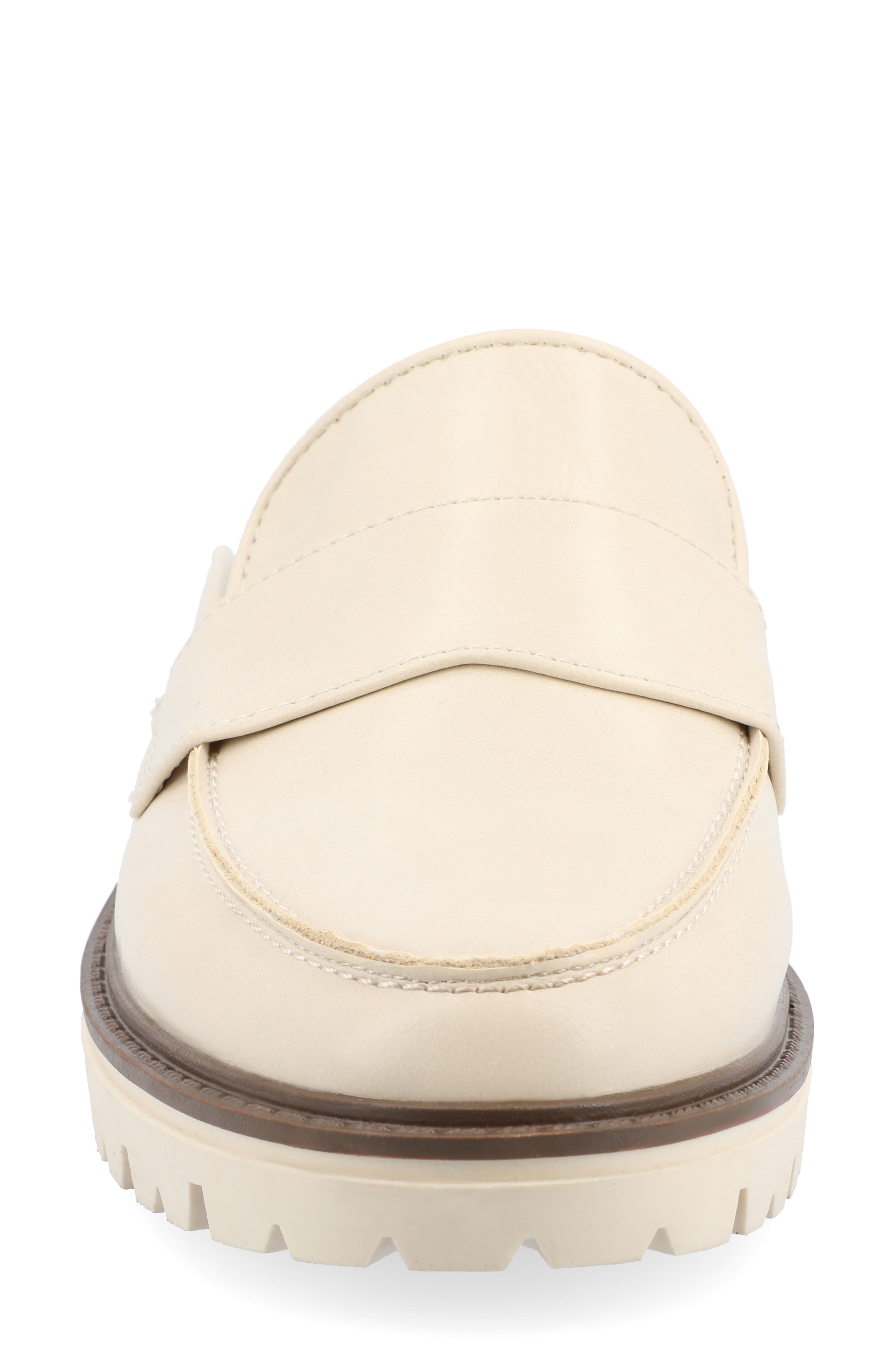 Miycah Lug Sole Platform Mule, Alternate, color, BEIGE