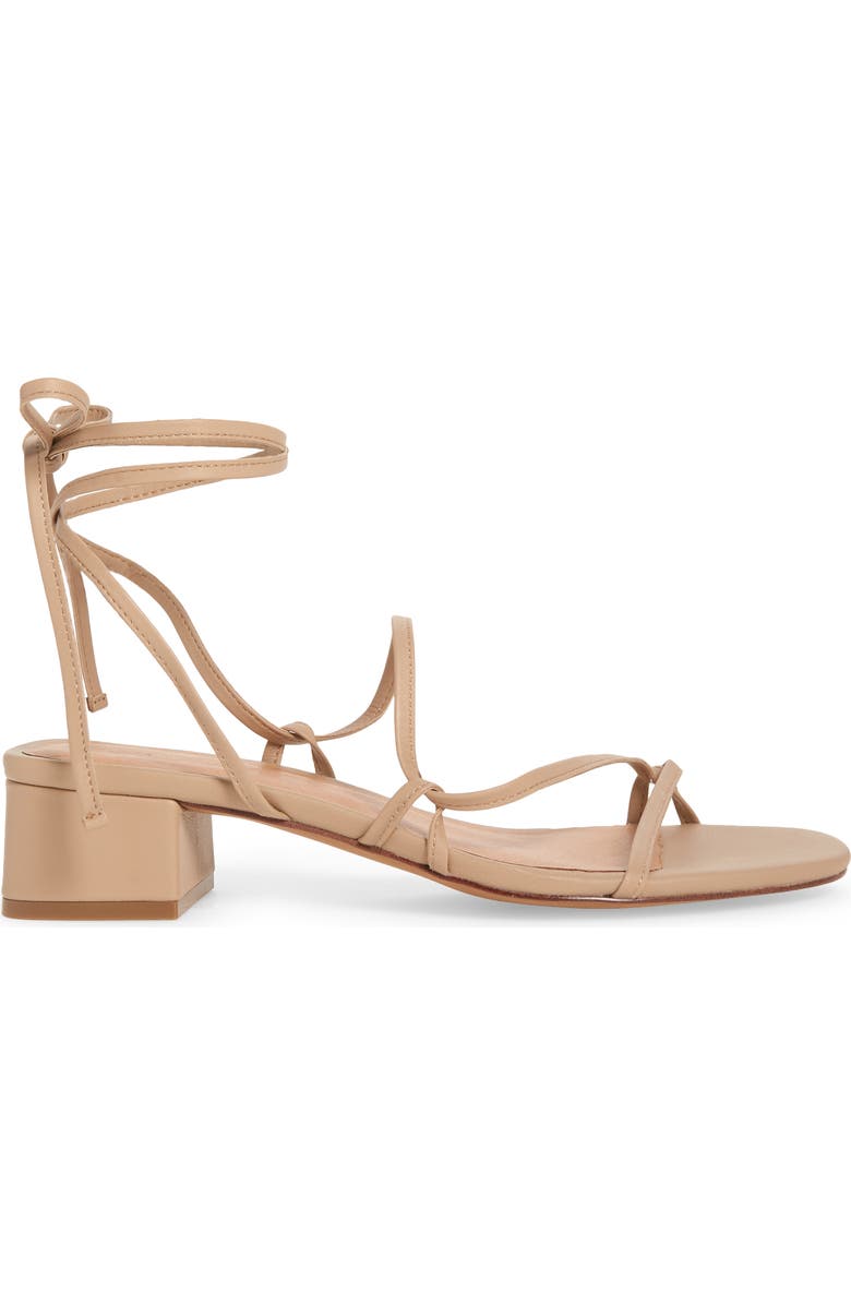 Madewell The Brigitte Lace-Up Sandal, Alternate, color,