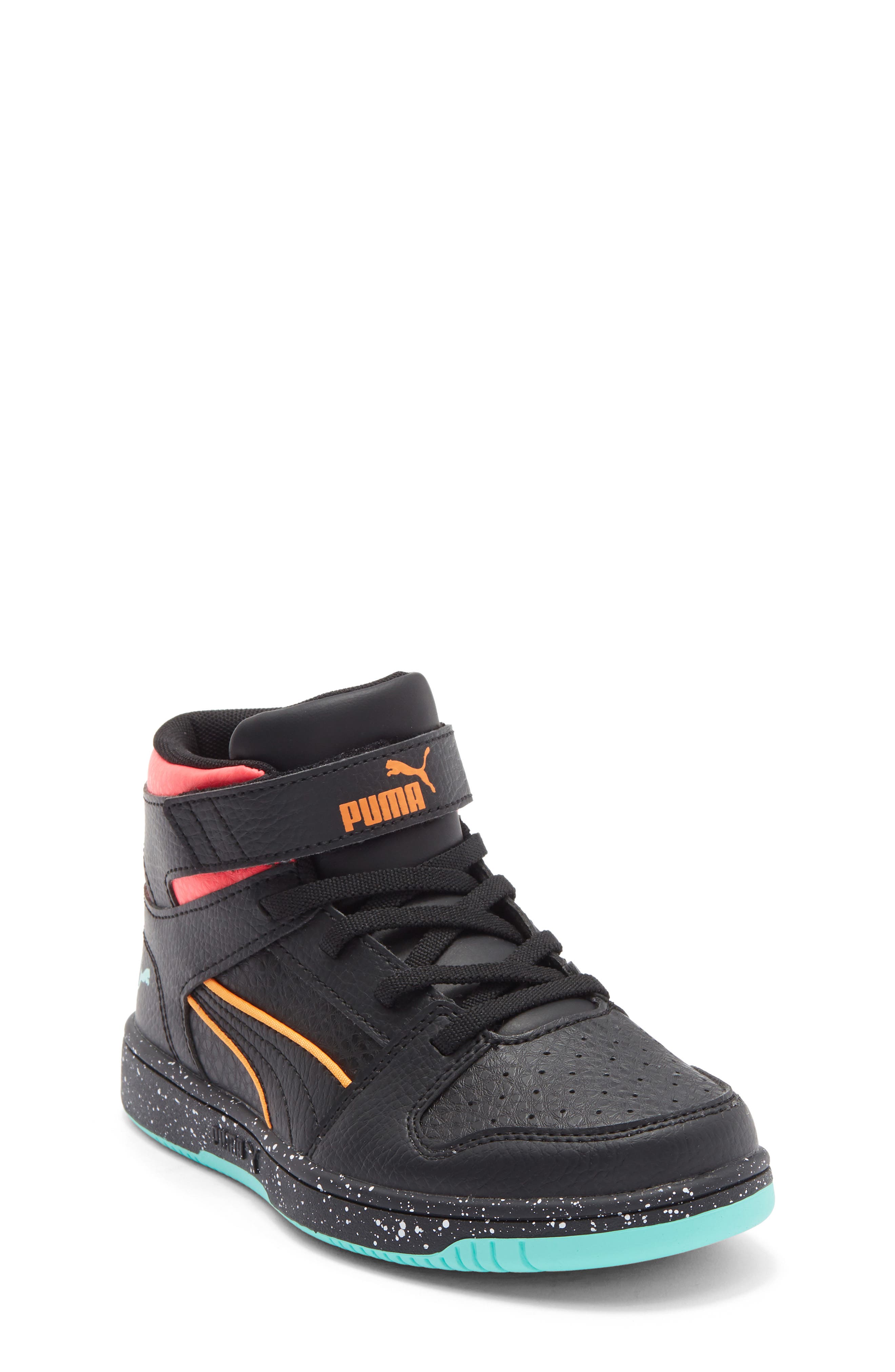 PUMA Kids' Rebound Layup High Top Sneaker