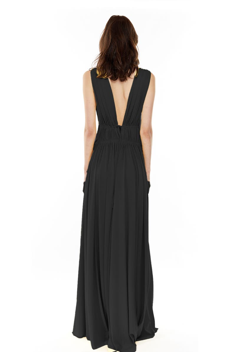 Mother of All Helena Maxi Dress, Alternate, color, Black