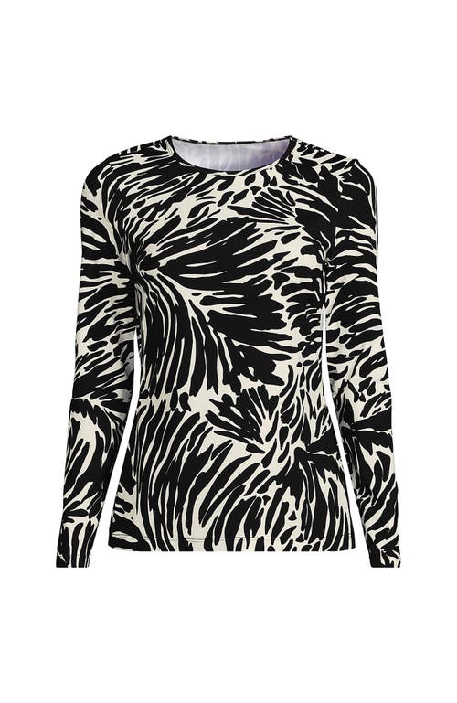 LANDS' END LANDS' END LONG SLEEVE RELAXED UPF 50 RASH GUARD 
