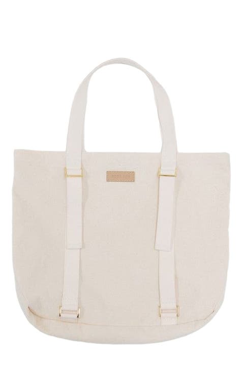 Canvas Hat Carrying Tote