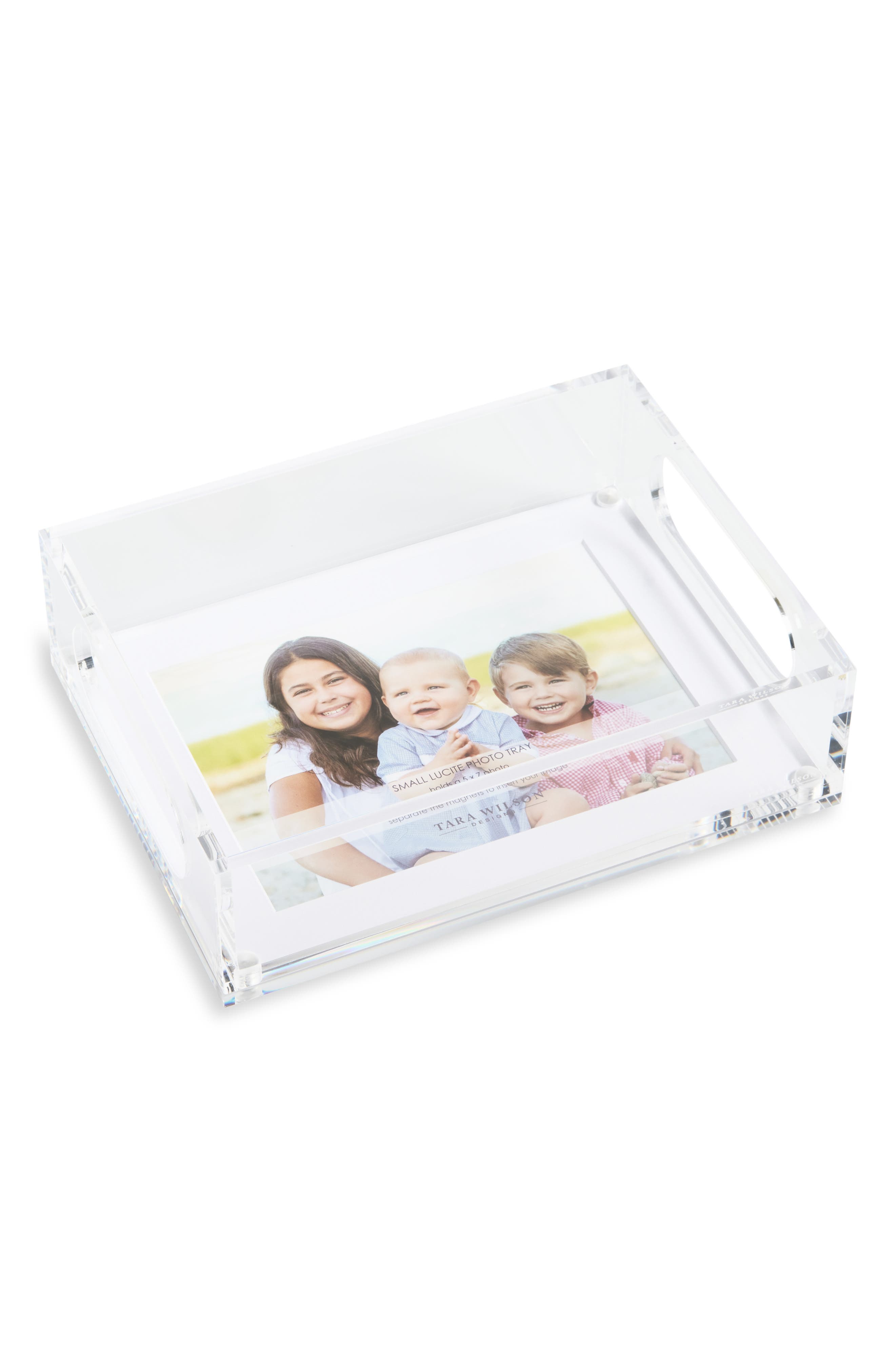 Tara Wilson Designs Small Photo Tray in Clear 