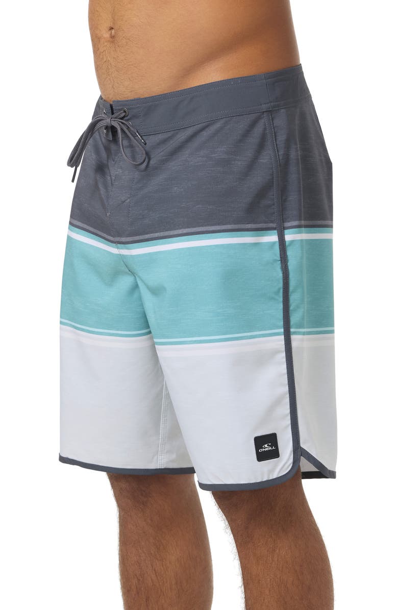 O'Neill Lennox Scallop Swim Trunks, Alternate, color, Bristol Bl