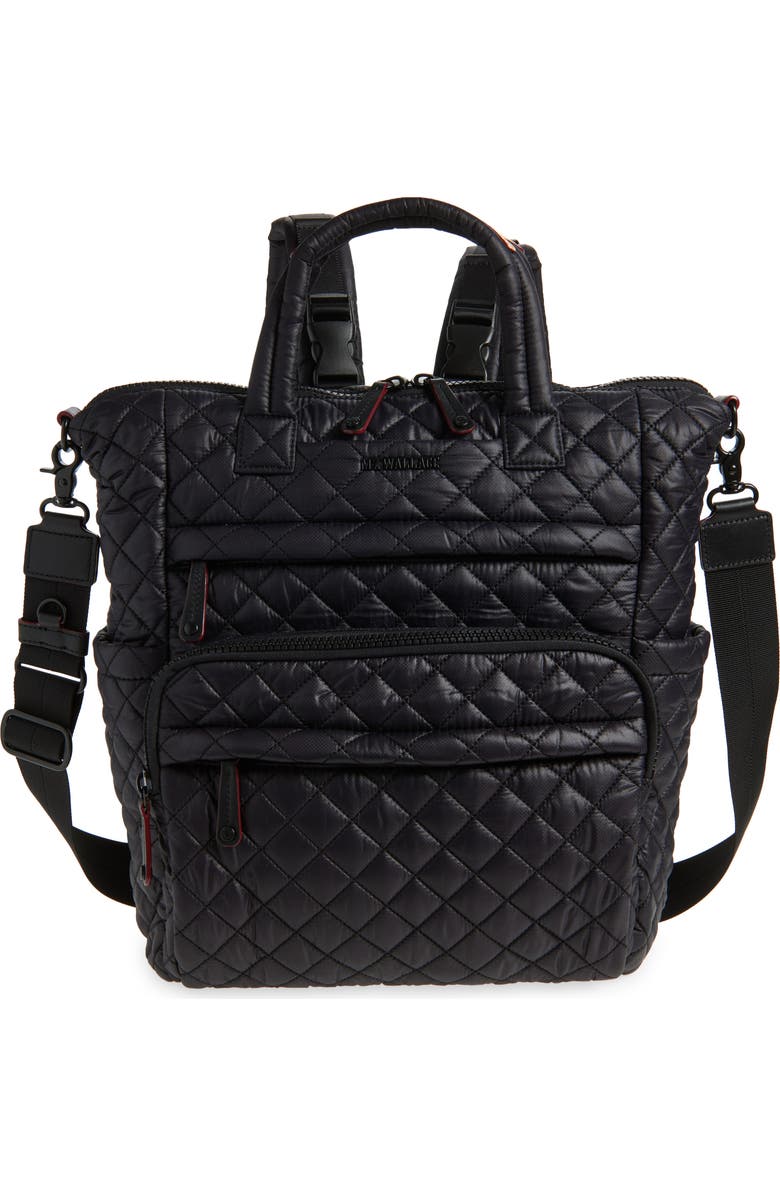MZ Wallace Medium Utility Quilted Nylon Backpack, Main, color,
