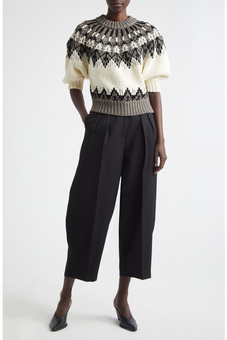 Marty Fair Isle Sweater, Alternate, color, TOFFEE