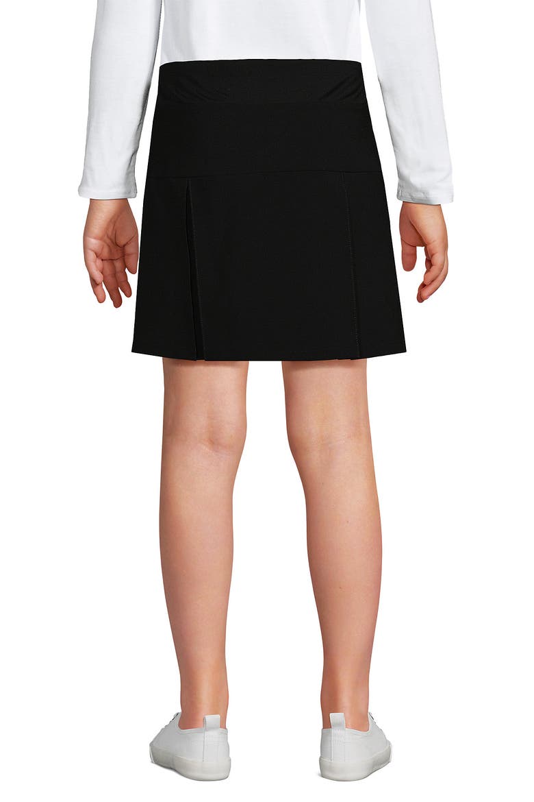School Uniform Girls Performance Pleated Skort Above the Knee, Alternate, color, Black