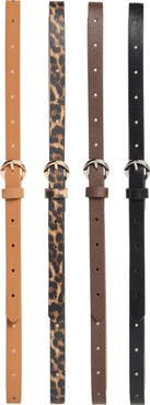 Nine West 4-for-1 Assorted Faux Leather Belts