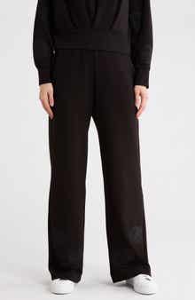 T Tahari Rose Embroidered Scuba Knit Pants