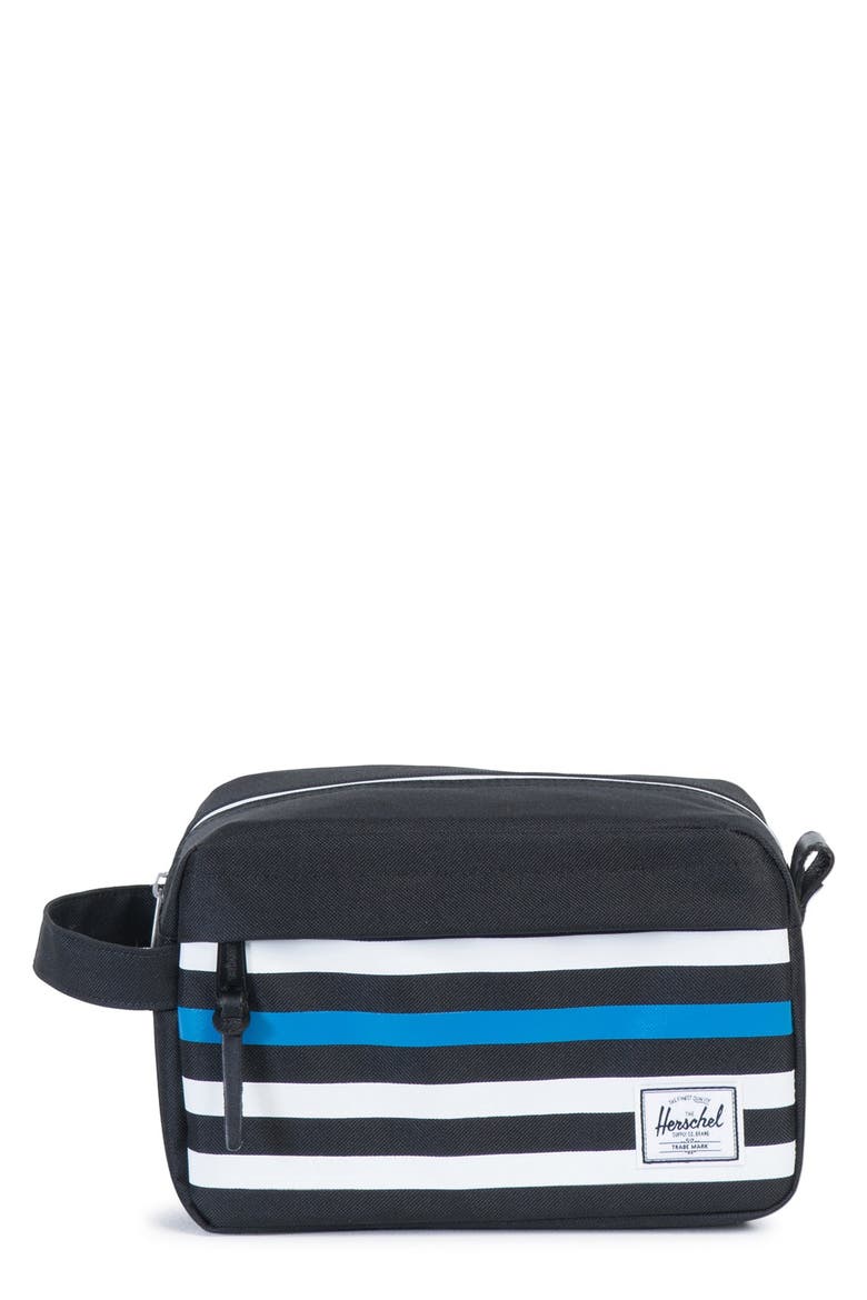 'Chapter - Offset' Travel Kit, Main, color, BLACK OFFSET STRIPE