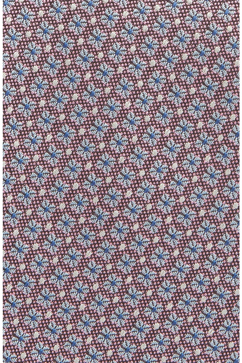 Pink Floral Medallion Silk Jacquard Tie, Alternate, color, PINK