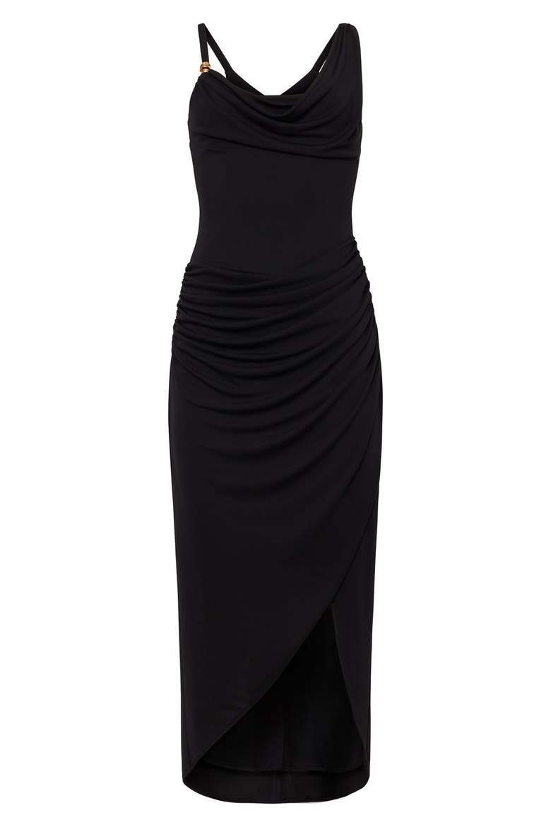 Haddie Bangle Dress, Alternate, color, BLACK