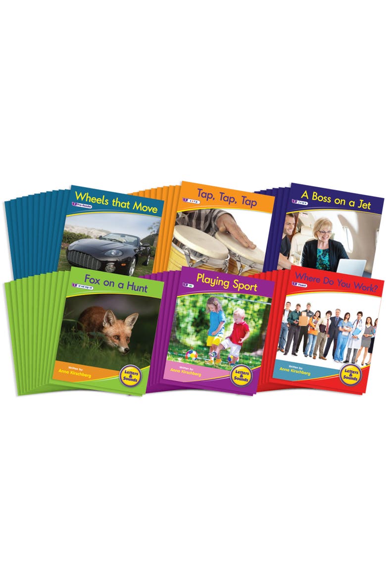 Letters and Sound Set 1 Non Fiction Educational Learning, Alternate, color, Multicolored