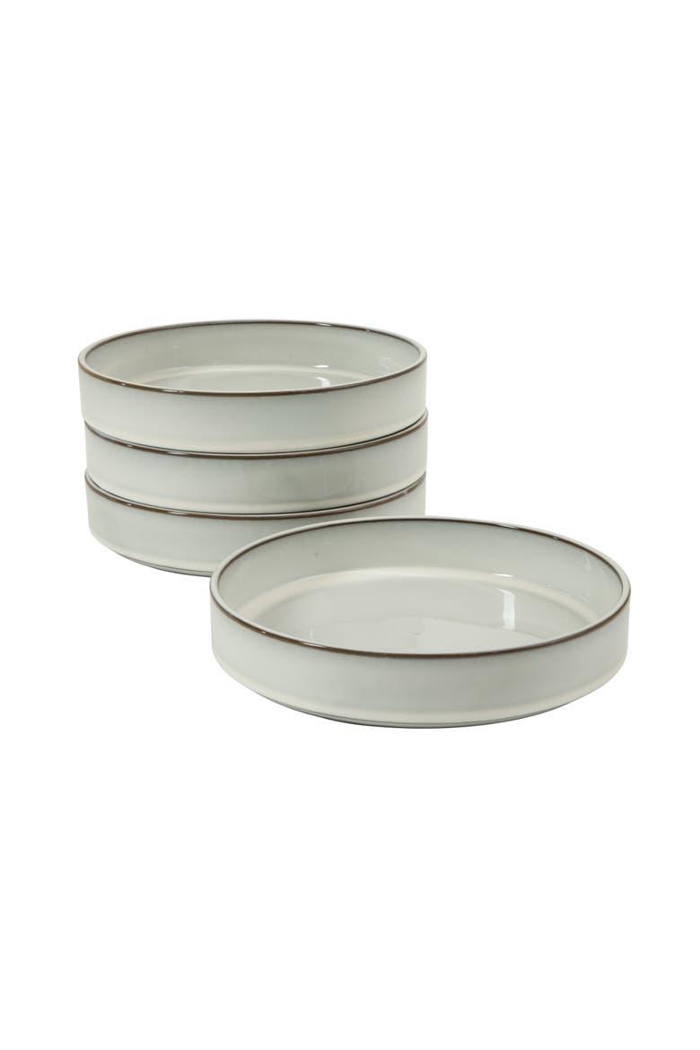 Santorini Mist Terracotta Pasta Bowl Set, Main, color, Moonstone White