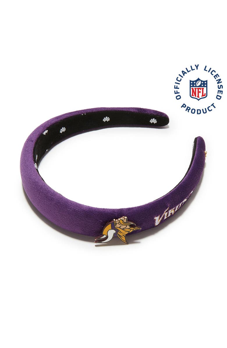 Lele Sadoughi Minnesota Vikings Charlotte Headband, Main, color, Vikings Purple 500