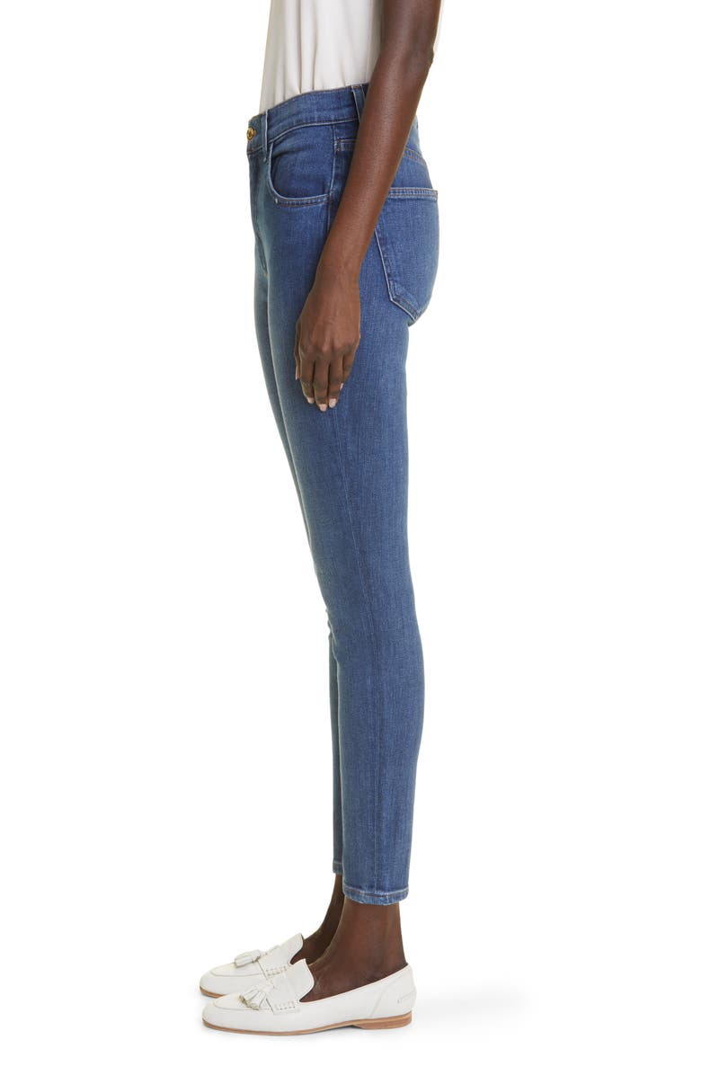 St. John Collection Newport Stretch Denim Skinny Jeans, Alternate, color,