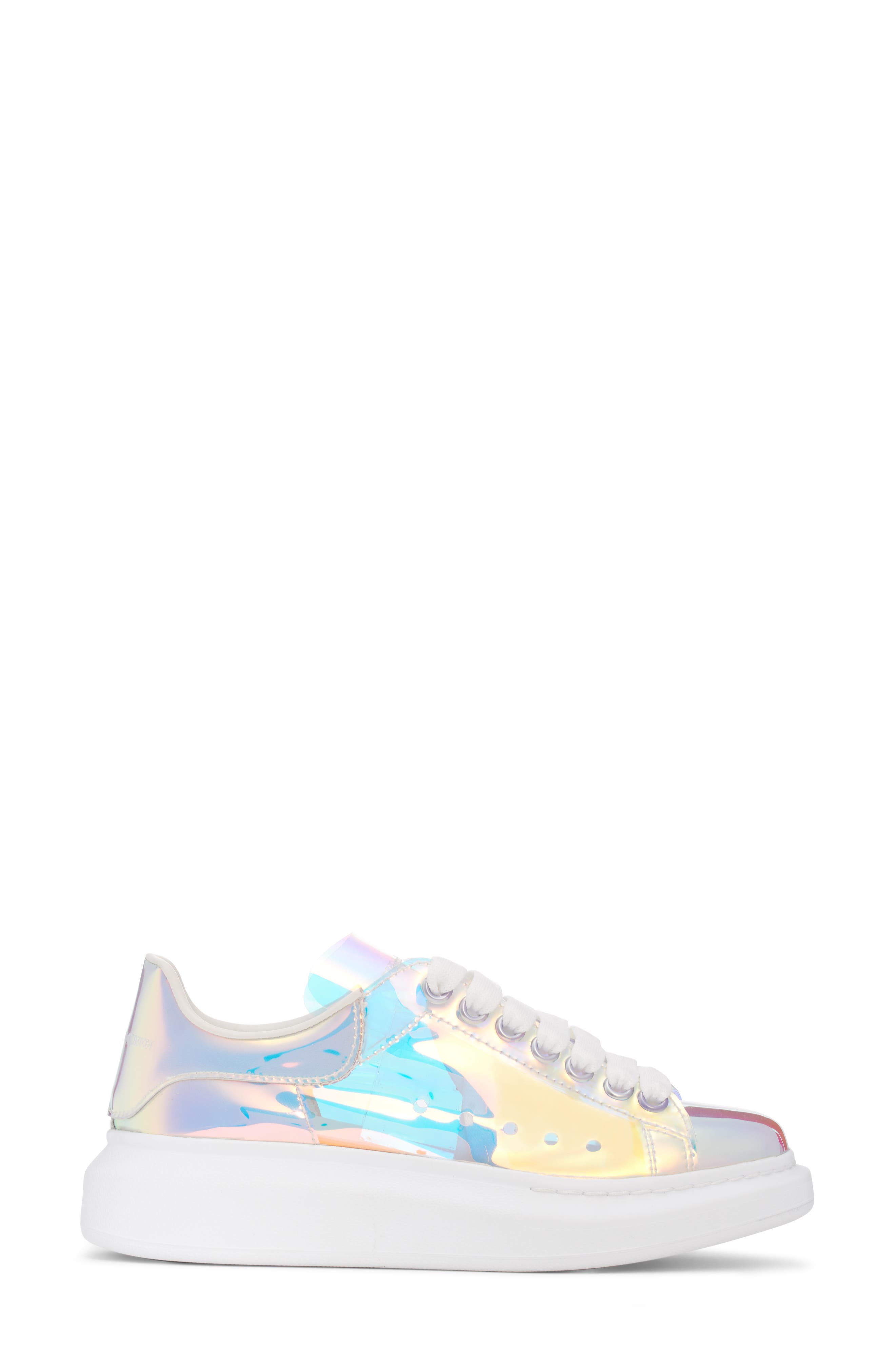 Alexander McQueen Platform Sneaker, Alternate, color, 8446 MULTI/ WHITE