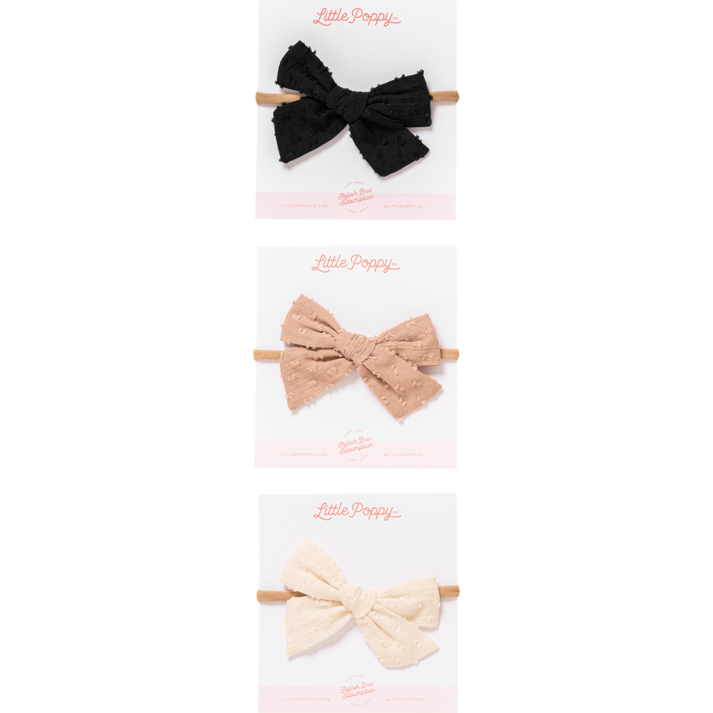Little Poppy Co The Headband Bow Set In The Paris