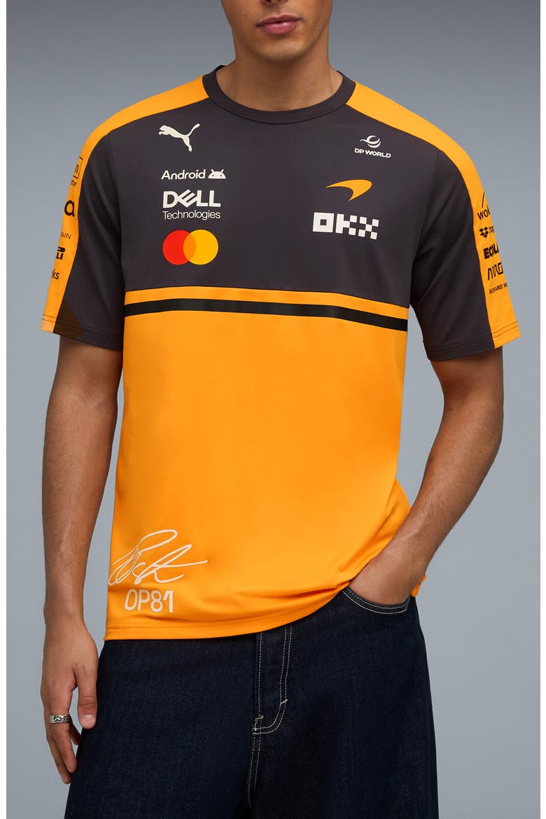 McLaren Replica Piastri Racing T-Shirt, Main, color, PAPAYA