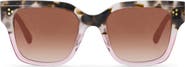 TOMS Madison 53mm Square Sunglasses