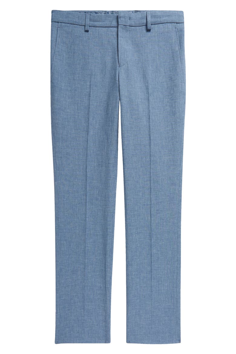 Kids' Linen Blend Dress Pants, Main, color, BLUE