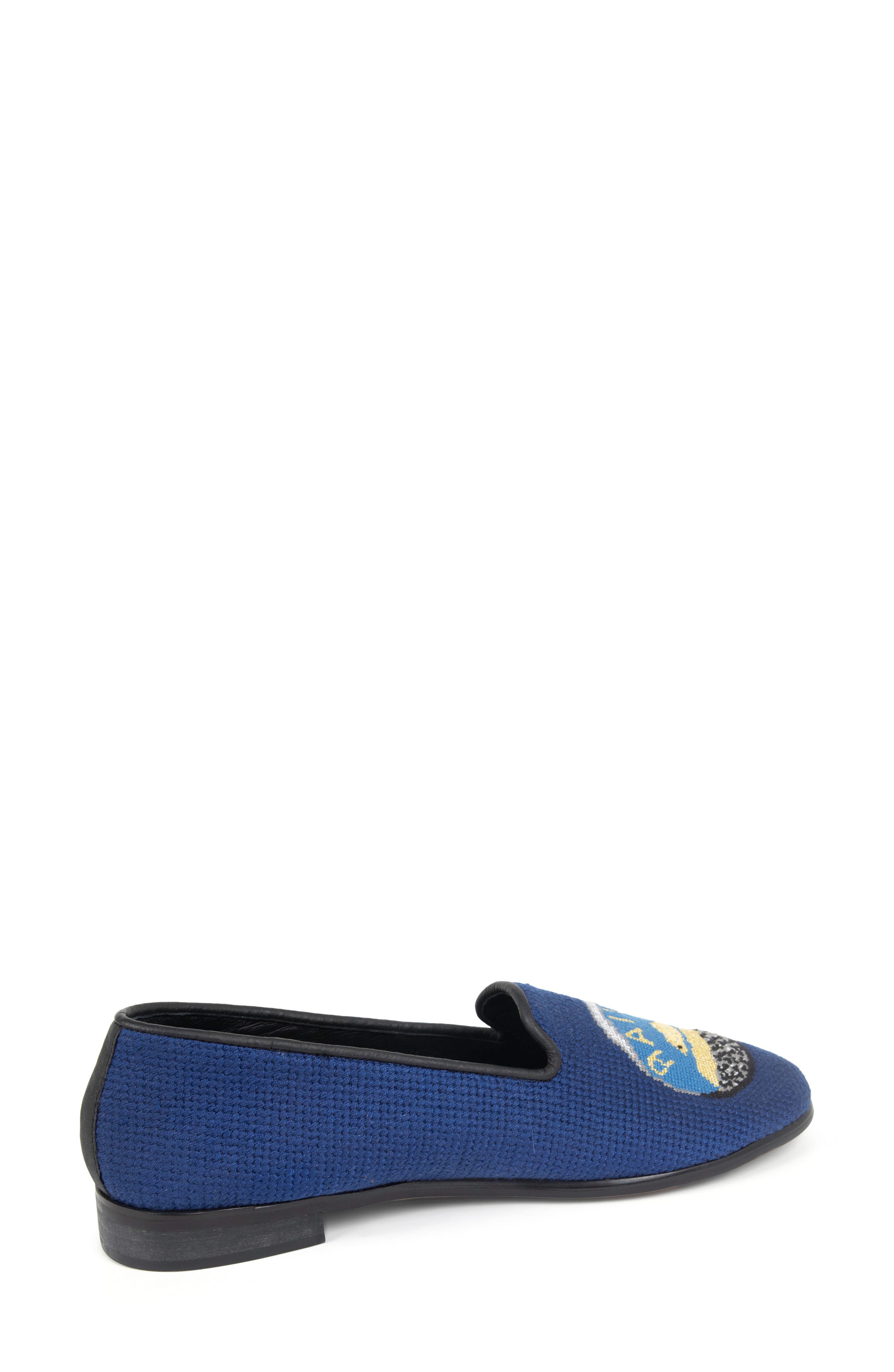 ByPaige Needlepoint Loafer, Alternate, color, Navy