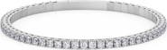 Bliss Diamond 4Ct Diamond Flexible Oval Bangle Women's Bracelet 14k Gold Lab Grown