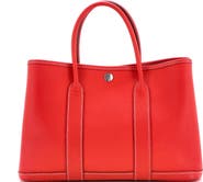Pre-Owned Hermes Garden Party Tote Leather 30