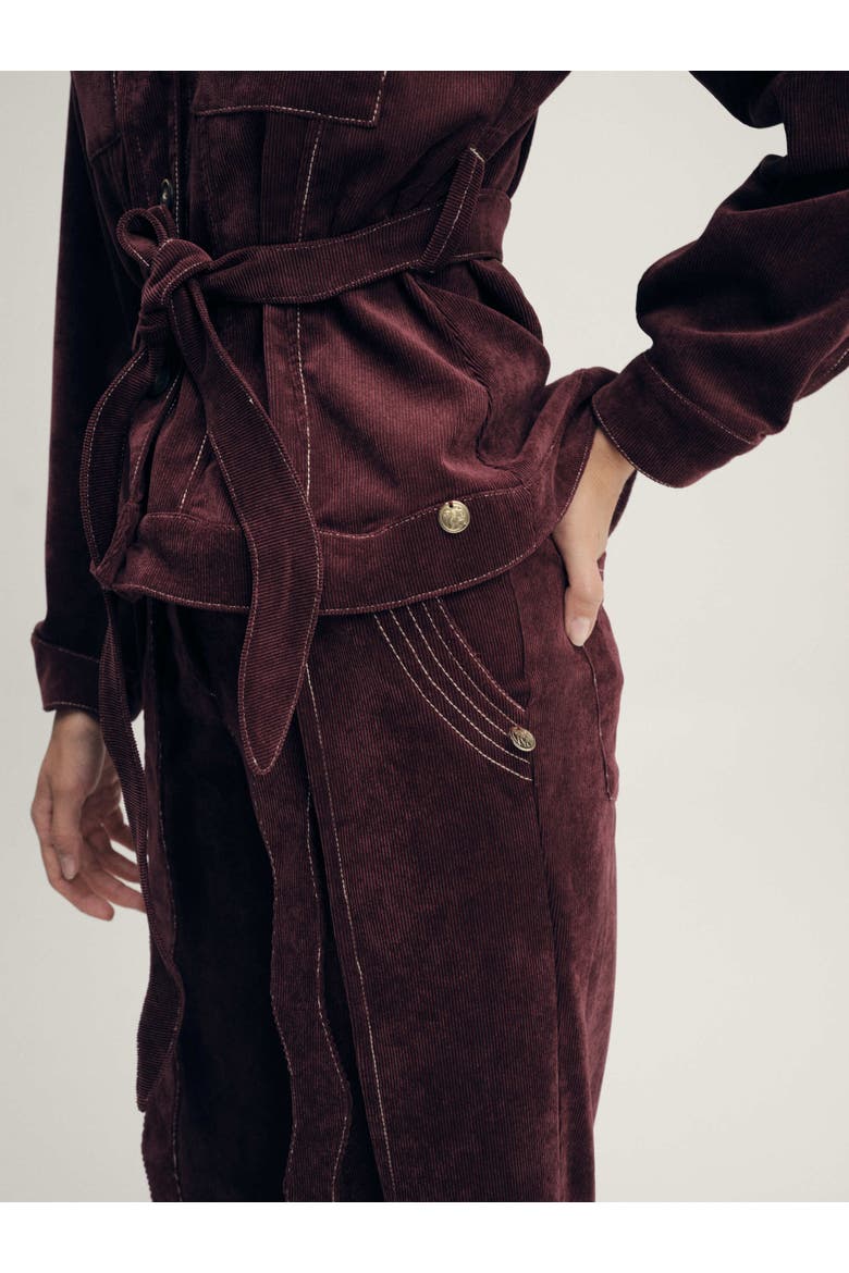Viboraire Pant, Alternate, color, Burgundy