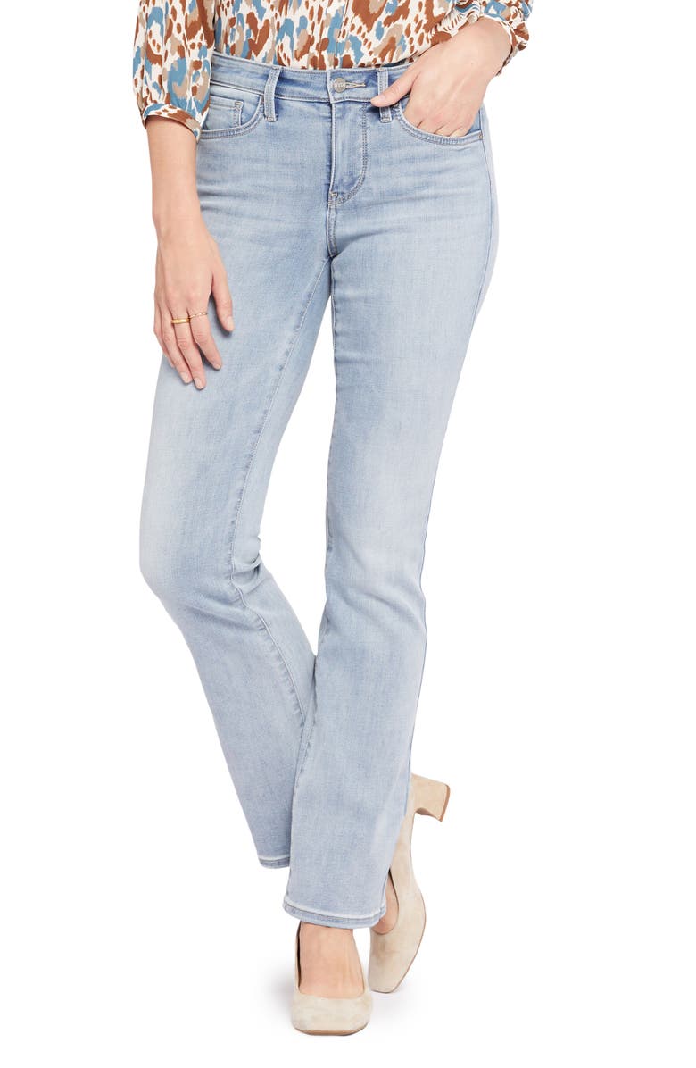 NYDJ Barbara Side Slit Bootcut Jeans, Main, color,