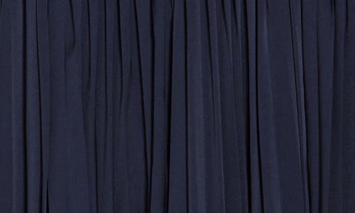 Derek Lam 10 Crosby Maizie Sleeveless Pleated Mixed-media Dress In Navy