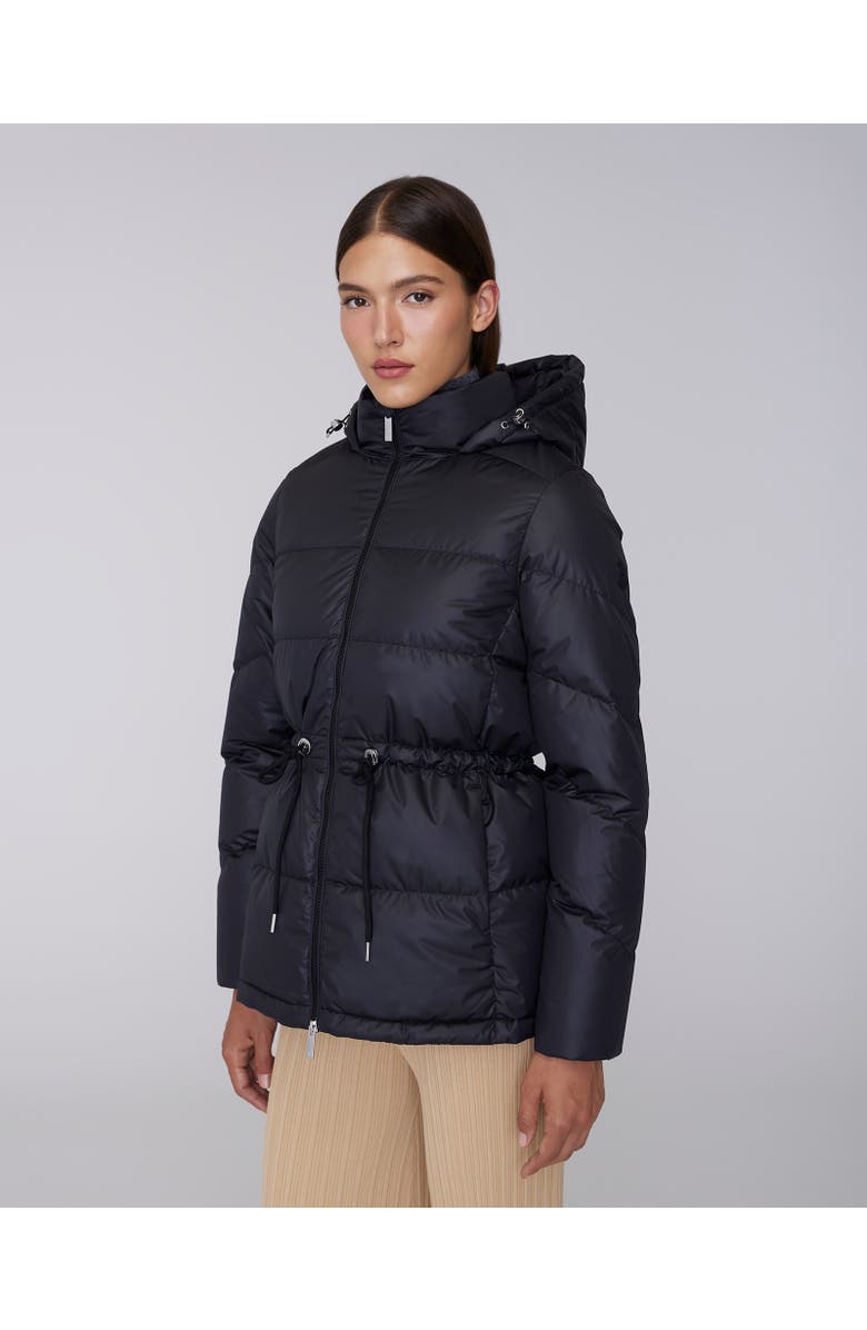 Quartz Co. ISABELA | Lightweight Hooded Waisted Down Jacket, Alternate, color, 
