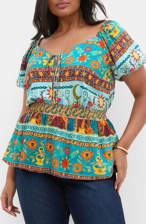 Amaria Print Top