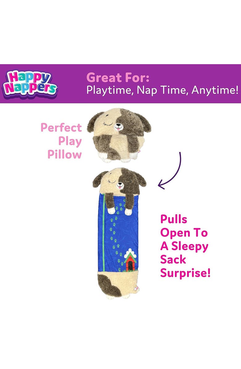 Happy Nappers Medium S4 Pillow & Sleepy Sack, Alternate, color, Multicolored