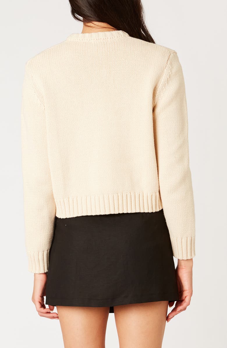 Nia Diego Cardigan, Alternate, color, Ecru