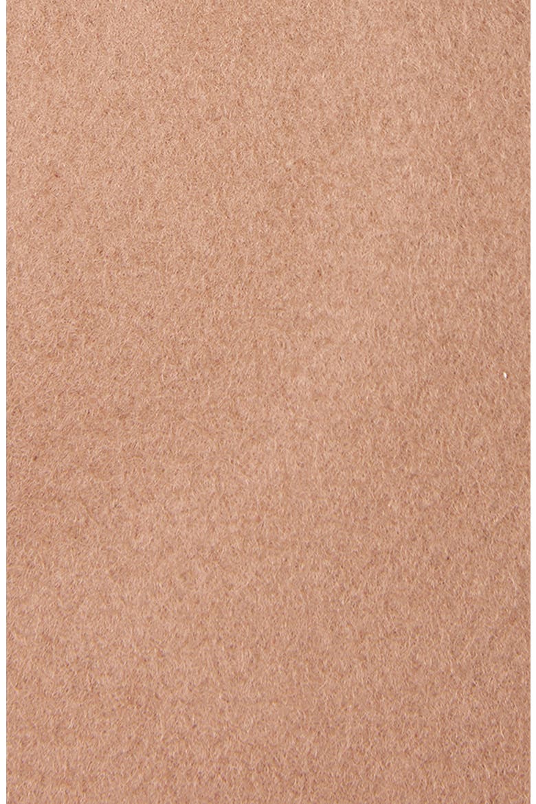 Leather Braid Wool Fedora, Alternate, color, CAMEL