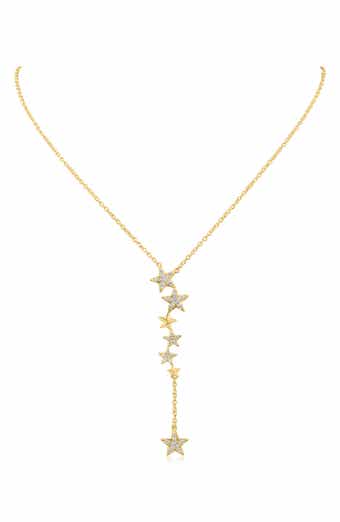 Pavé Star Y-Necklace
