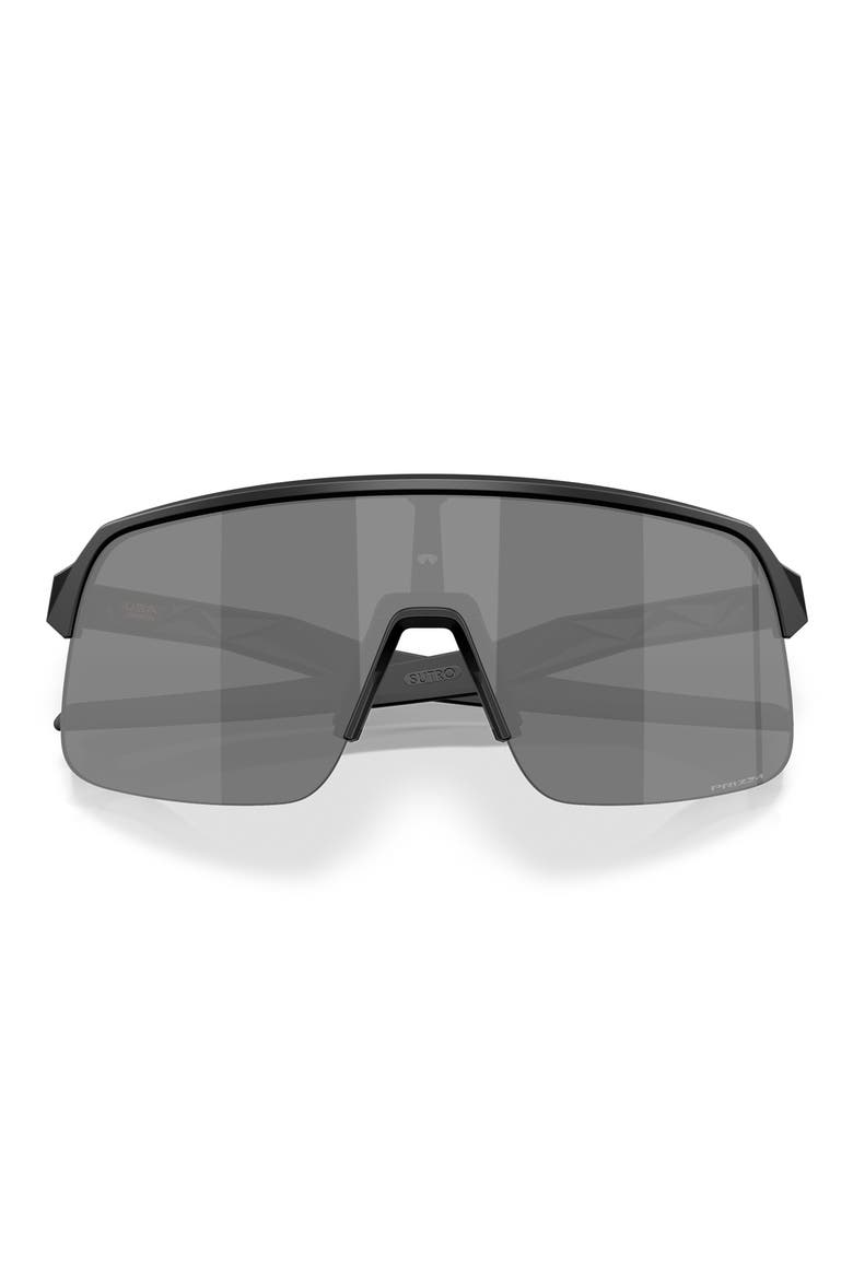 Prizm™ Everyday 34mm Rectangular Sunglasses, Alternate, color, MATTE BLACK PRIZM BLACK