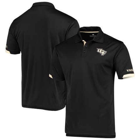 Men's Colosseum Black UCF Knights Santry Lightweight Polo