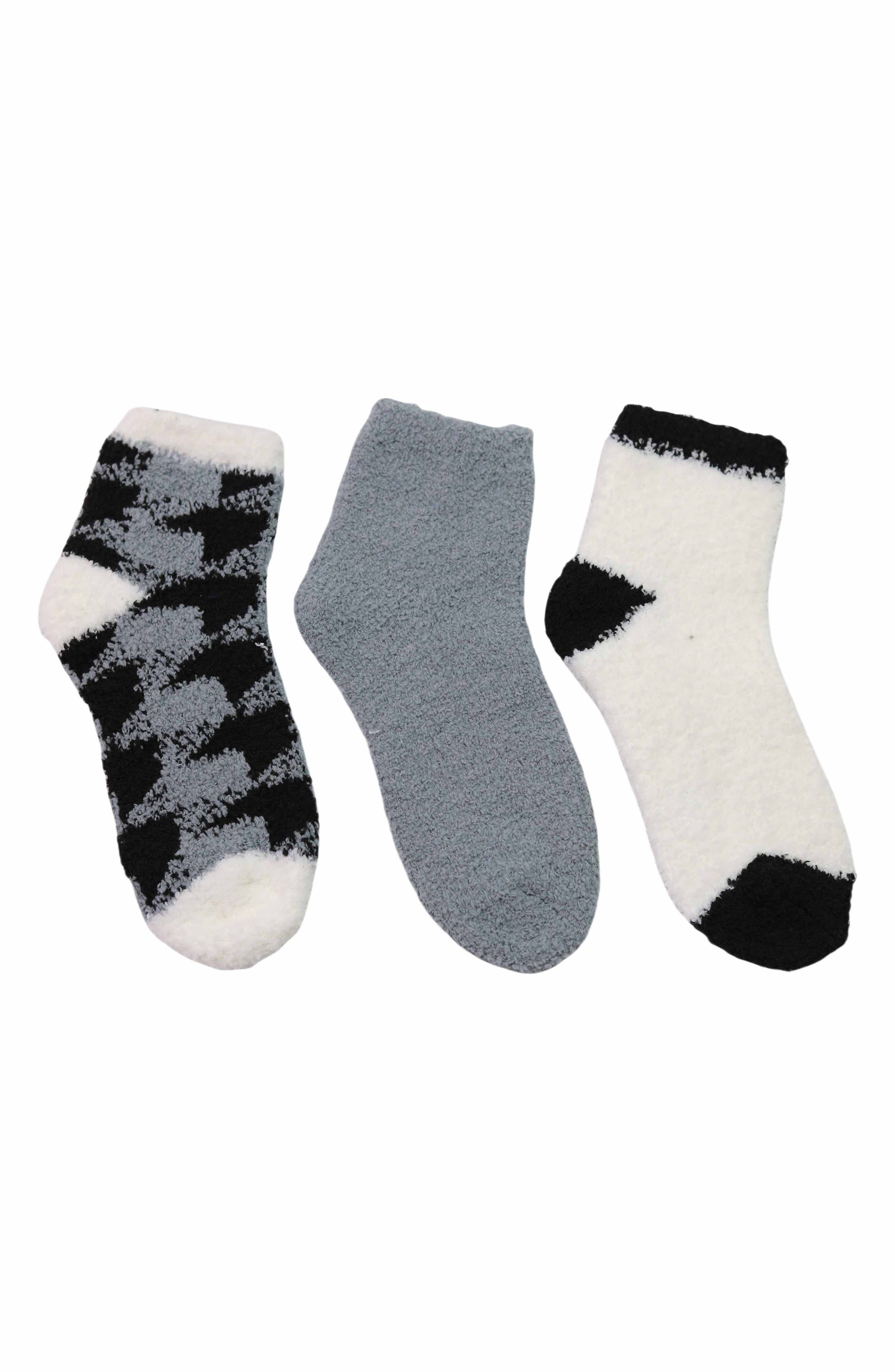 CUDDL DUDS 3-Pack Cozy Ankle Socks