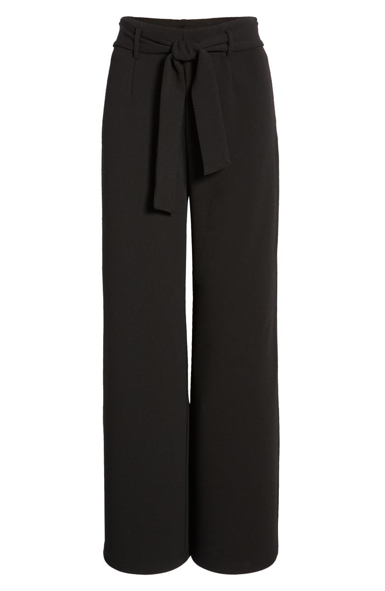 Open Edit Belted High Waist Pants, Alternate, color, 