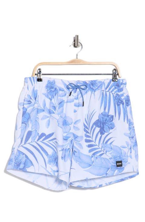 Piranha Drawstring Swim Trunks