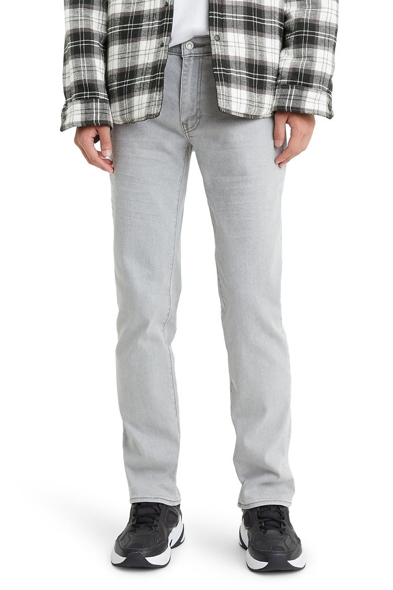 Levi's® 511™ Slim Fit Jeans, Main, color, STEEL GREY FLAT