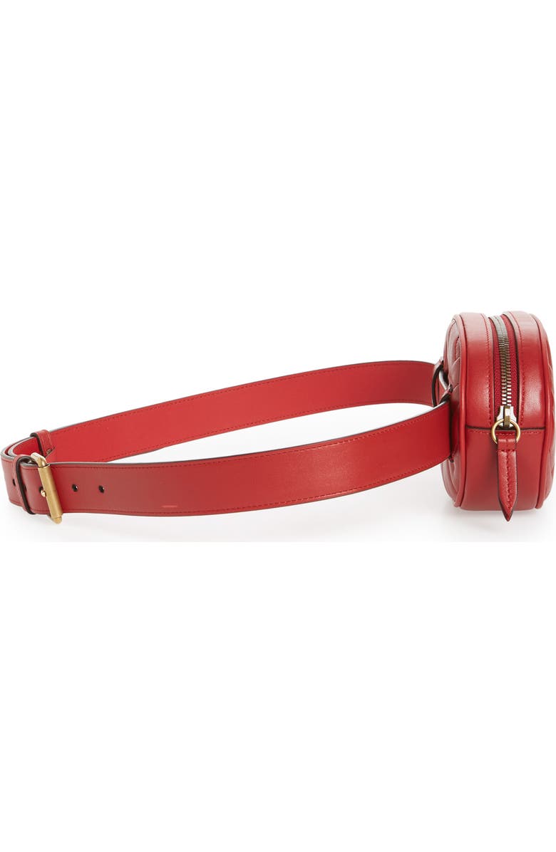 Gucci GG Marmont Matelassé Leather Belt Bag, Alternate, color,