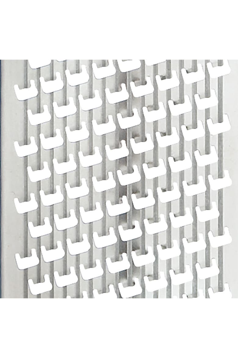 Fine Rasp Etched Cheese Grater Zester Surface Glide Technology, Alternate, color, Silver