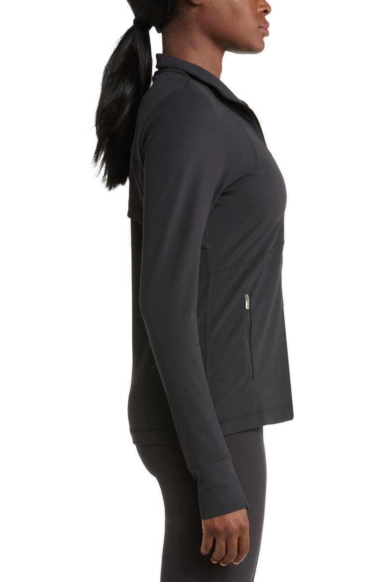 Studio Luxe Performance Jacket, Alternate, color, BLACK