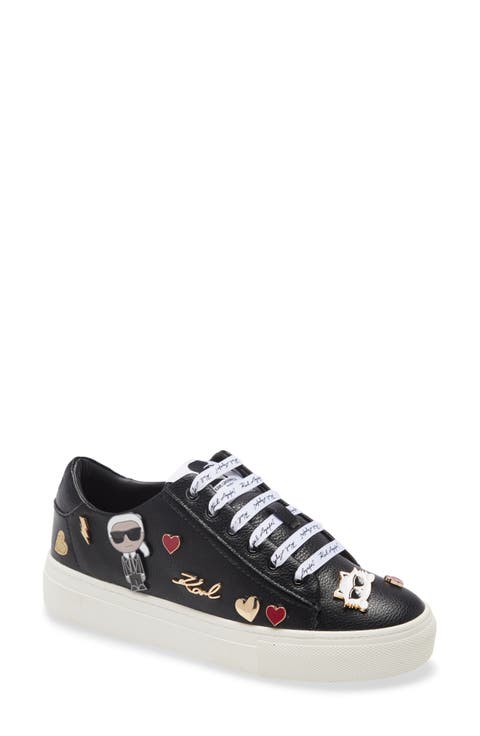 Cate Pin Logo Sneaker (Women)