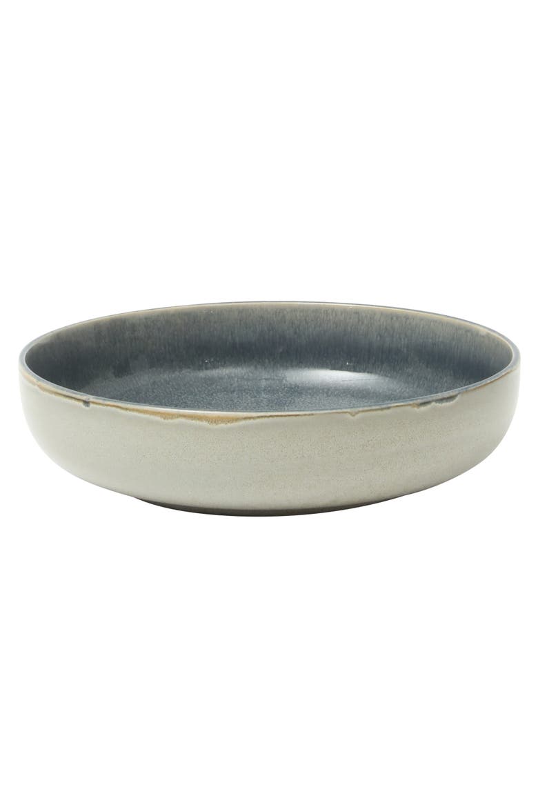Sunveil Plates and Bowls Reactive Glaze Round Dishes Stoneware Ceramic Dinnerware Set, Alternate, color, Blue