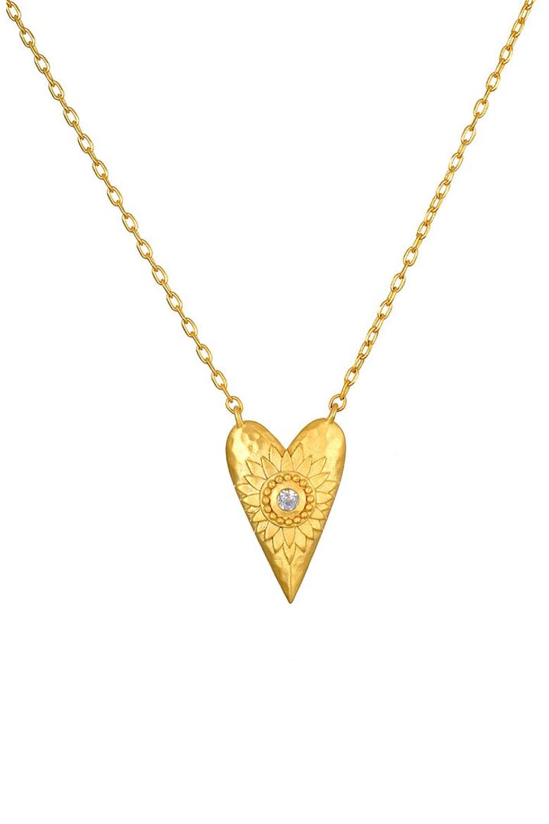 Infinitely Loved Heart Necklace, Main, color, Gold