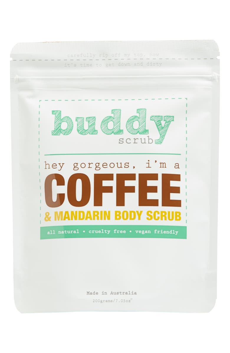 Buddy Scrub Natural Body Scrub Pouch, Main, color, 